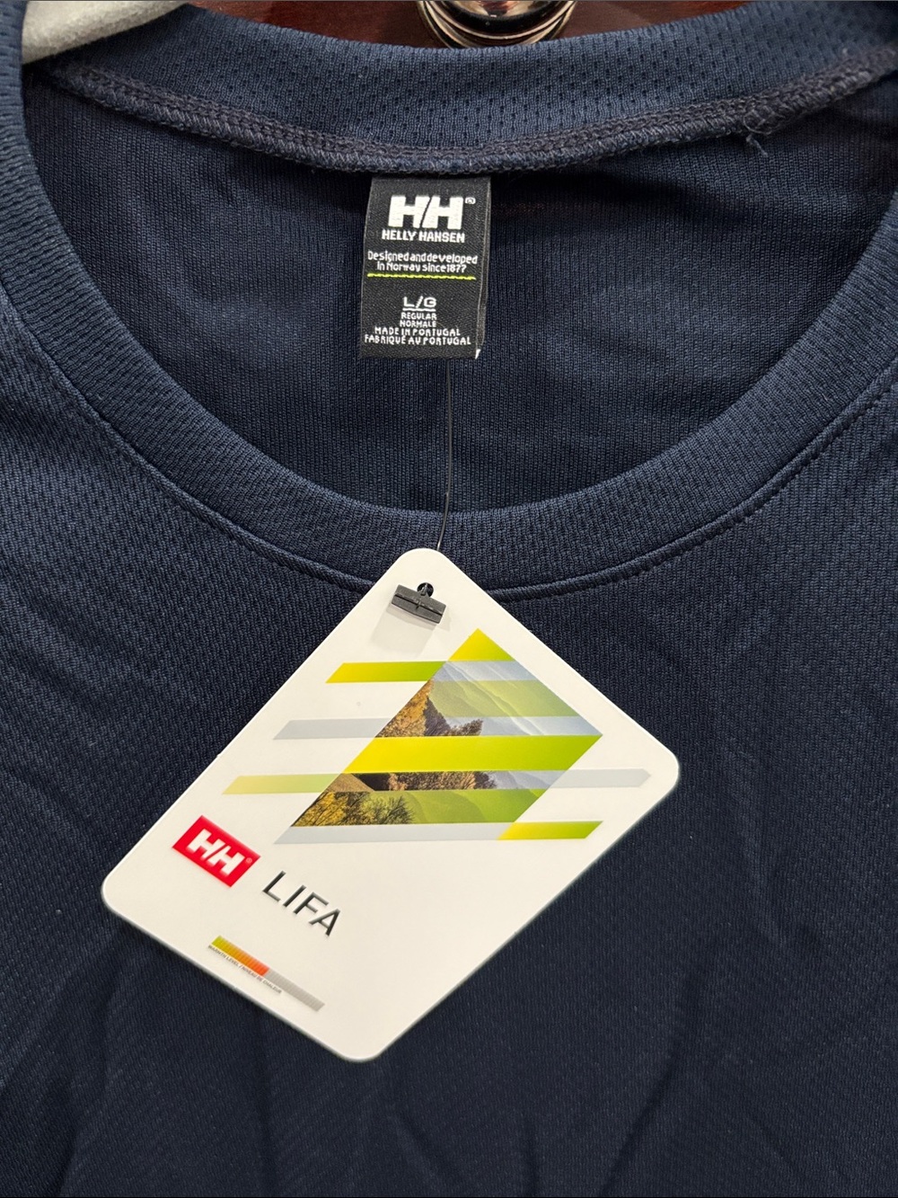 Helly Hansen Navy LIFA Baselayer size Large but fits like Medium - Picture 2 of 8